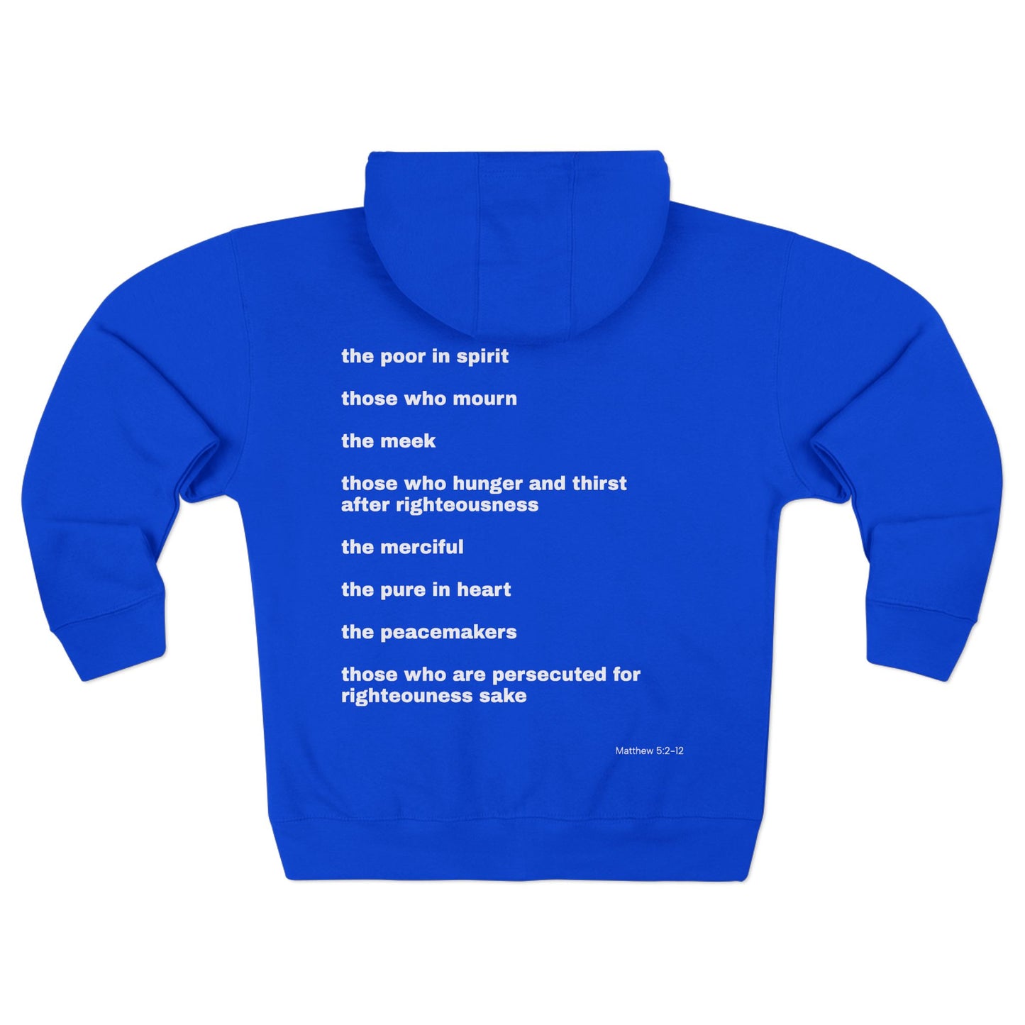 Enigmatic Beatitudes Zip Hoodie